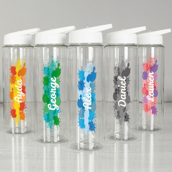 Personalised Splash Name Only Water Bottle in gift category Personalised Drinks Bottles