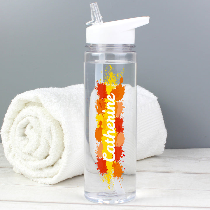 Personalised Splash Name Only Water Bottle in gift category Personalised Drinks Bottles