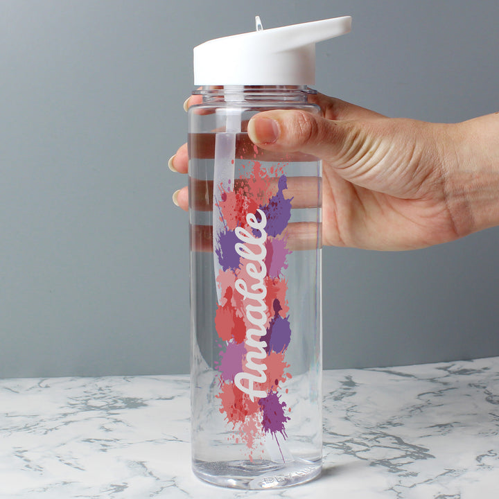 Personalised Splash Name Only Water Bottle in gift category Personalised Drinks Bottles