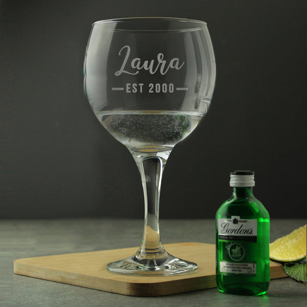 Buy Personalised Established Gin Gift Set available now at www.giftsfinder.co.uk