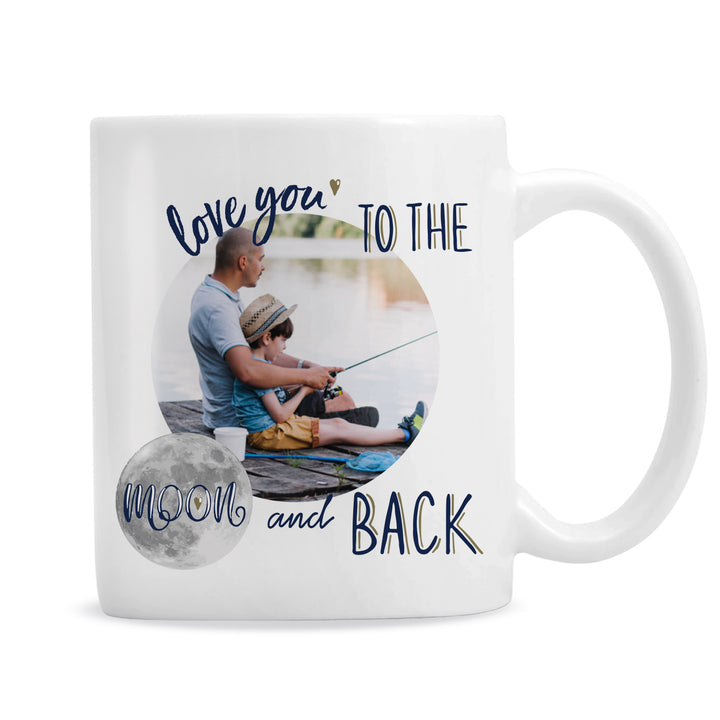 Buy Personalised Moon & Back Photo Upload Mug available now at www.giftsfinder.co.uk