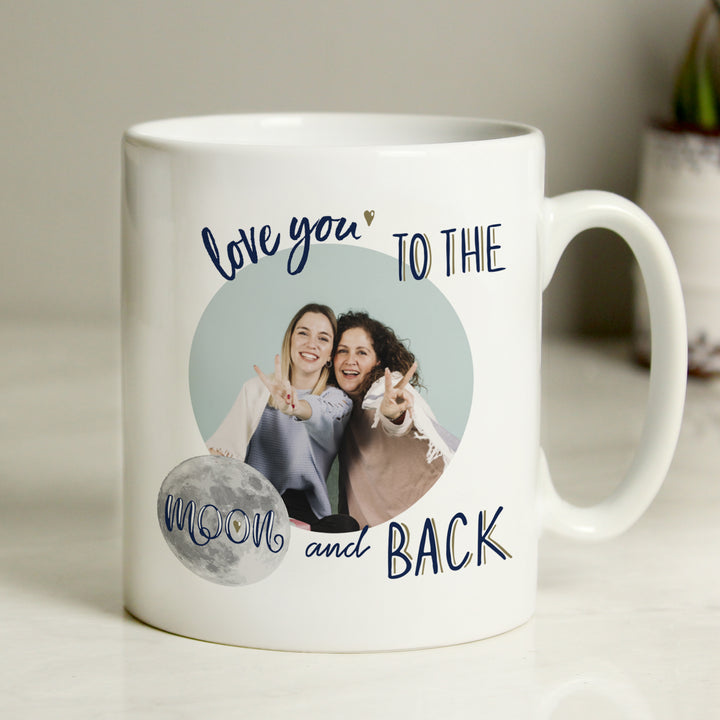 Buy Personalised Moon & Back Photo Upload Mug available now at www.giftsfinder.co.uk