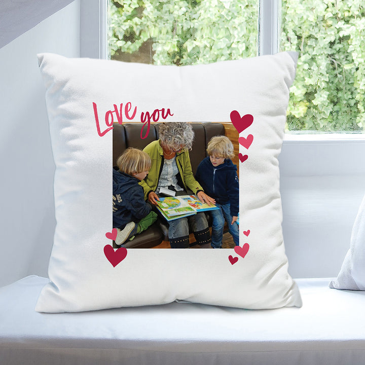 Personalised Love You Photo Upload Cushion - part of the Personalised Cushions collection