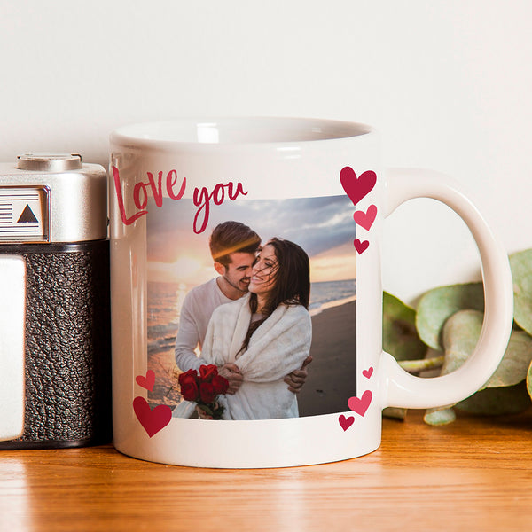 Buy Personalised Love You Photo Upload Mug available now at www.giftsfinder.co.uk