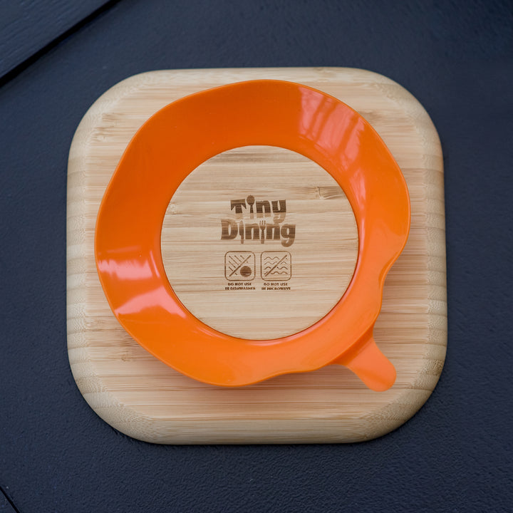 Buy Personalised Dinosaur Bamboo Suction Plate & Spoon available now at www.giftsfinder.co.uk