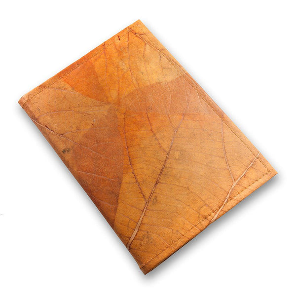 A5 Leaf Leather Notebook (Personalised Notebooks) available to buy now at www.giftsfinder.co.uk