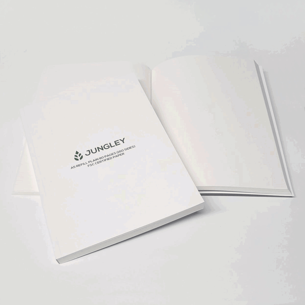 A5 Refill Notebook - Plain - Pack of 2 (Personalised Notebooks) available to buy now at www.giftsfinder.co.uk