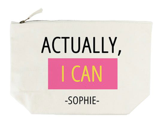 Actually I Can Wash Bag (Personalised Wash Bags) available to buy now at www.giftsfinder.co.uk