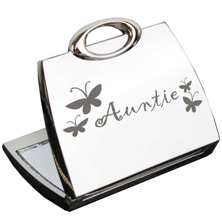 Auntie Handbag Compact Mirror - available to buy online at www.giftsfinder.co.uk