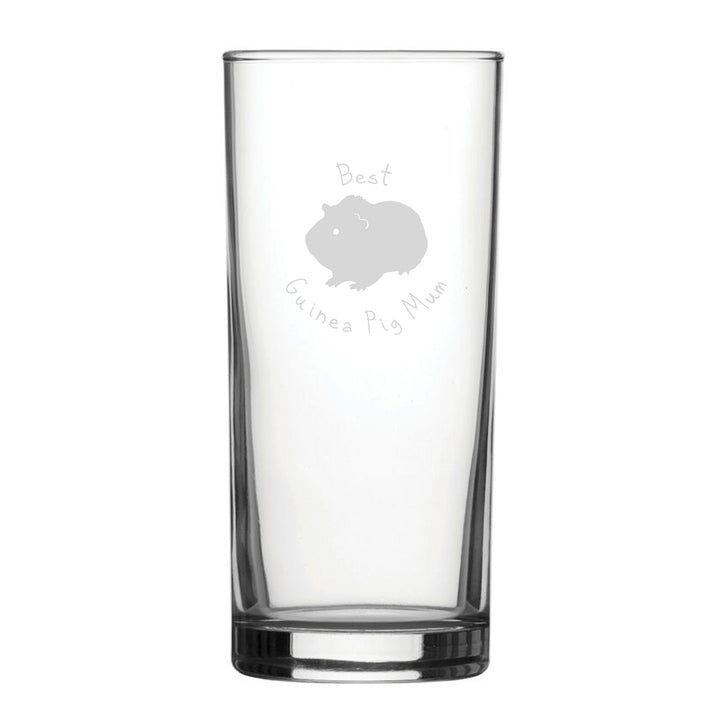 Best Guinea Pig Dad - Engraved Novelty Hiball Glass - available to buy online at www.giftsfinder.co.uk