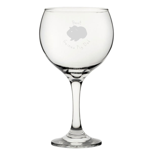 Best Guinea Pig Mum - Engraved Novelty Gin Balloon Cocktail Glass (Stemware) available to buy now at www.giftsfinder.co.uk