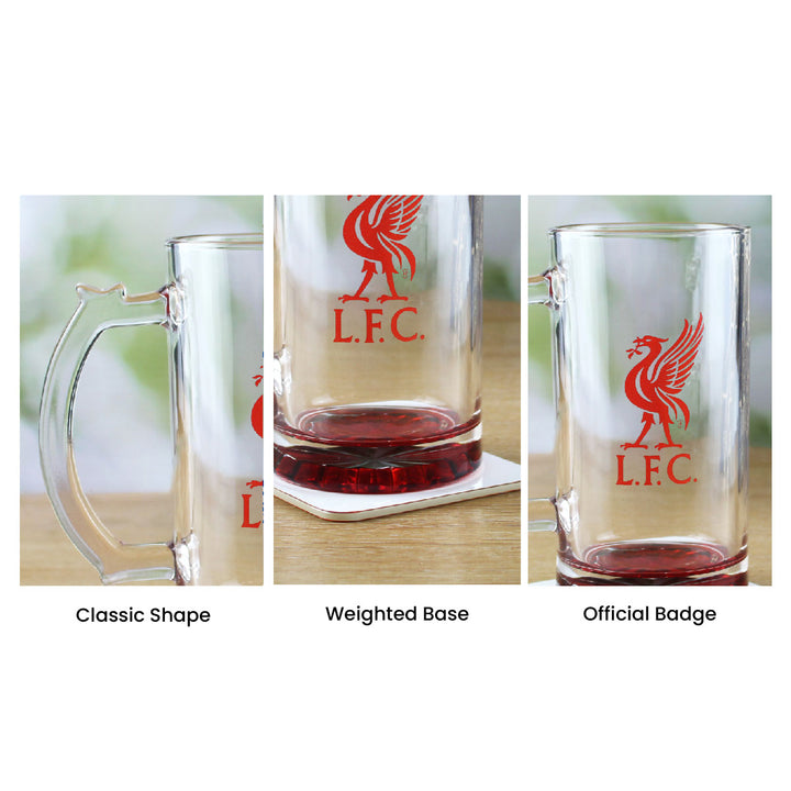 Engraved Official Liverpool 20oz Beer Mug, Gift Boxed Image 7