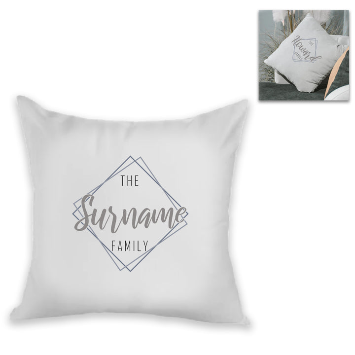 Personalised Cushion - The Surname Family - part of the  collection