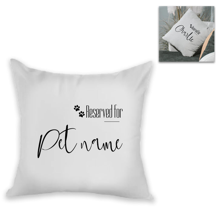 Personalised Cushion - Reserved for Pet Name