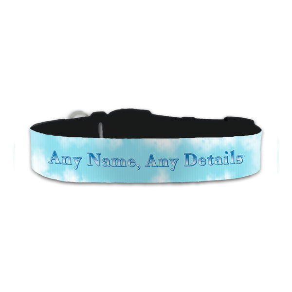 Personalised Small Dog Collar With Sky Background - part of the  collection