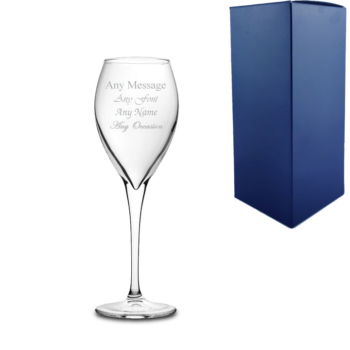 Engraved Monte Carlo Wine Stemmed Wine Glass - part of the Gifts Finder  collection