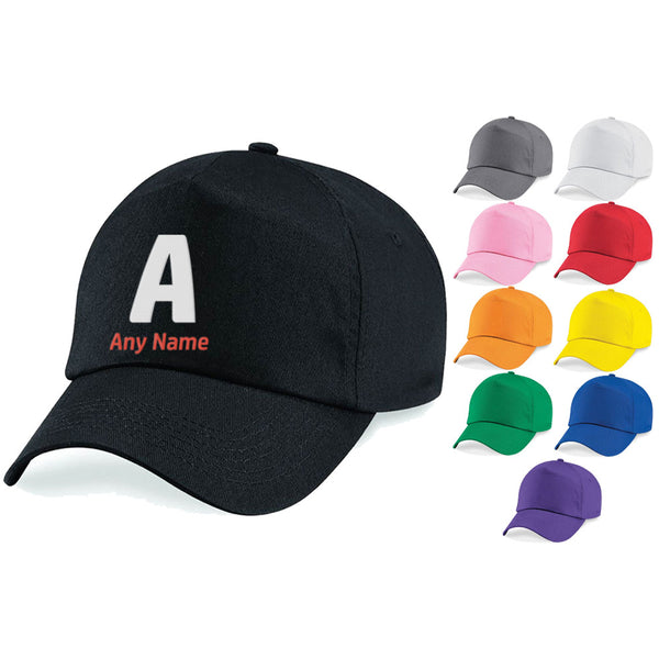 Embroidered Adults Cap with Initial and Name Design - part of the Gifts Finder  collection