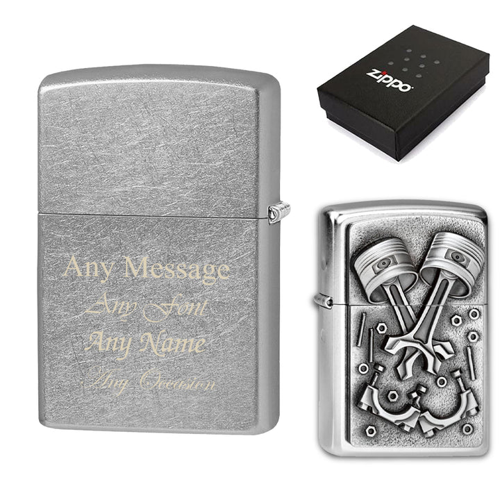 Engraved Engine Parts Official Zippo Windproof Lighter - part of the Gifts Finder  collection