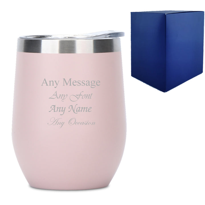 Engraved Baby Pink Insulated Travel Cup - part of the Gifts Finder  collection