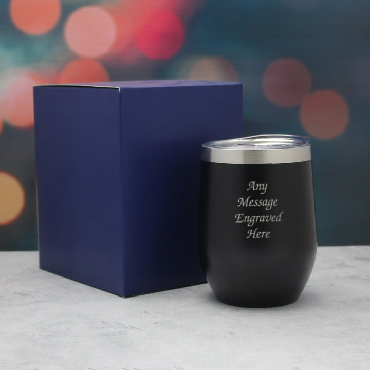 Engraved Black Insulated Travel Cup - part of the Gifts Finder  collection