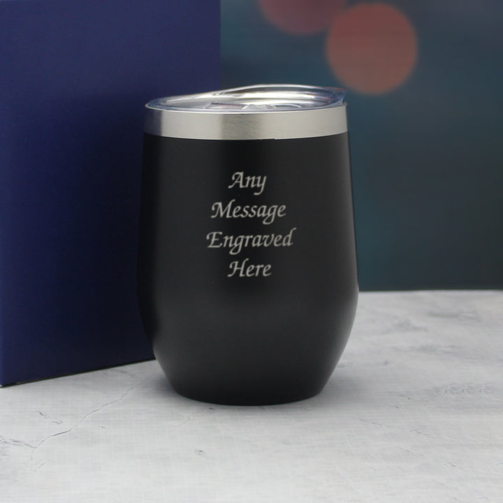 Engraved Black Insulated Travel Cup - part of the Gifts Finder  collection