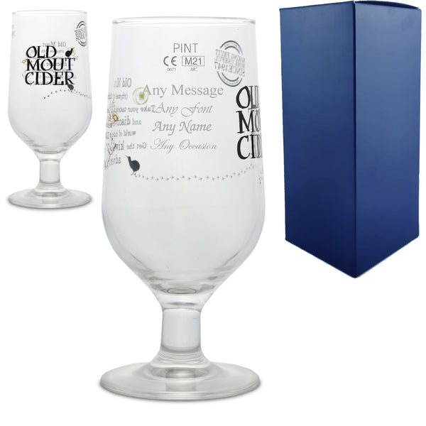 Engraved Old Mout Pint Glass - part of the Gifts Finder  collection