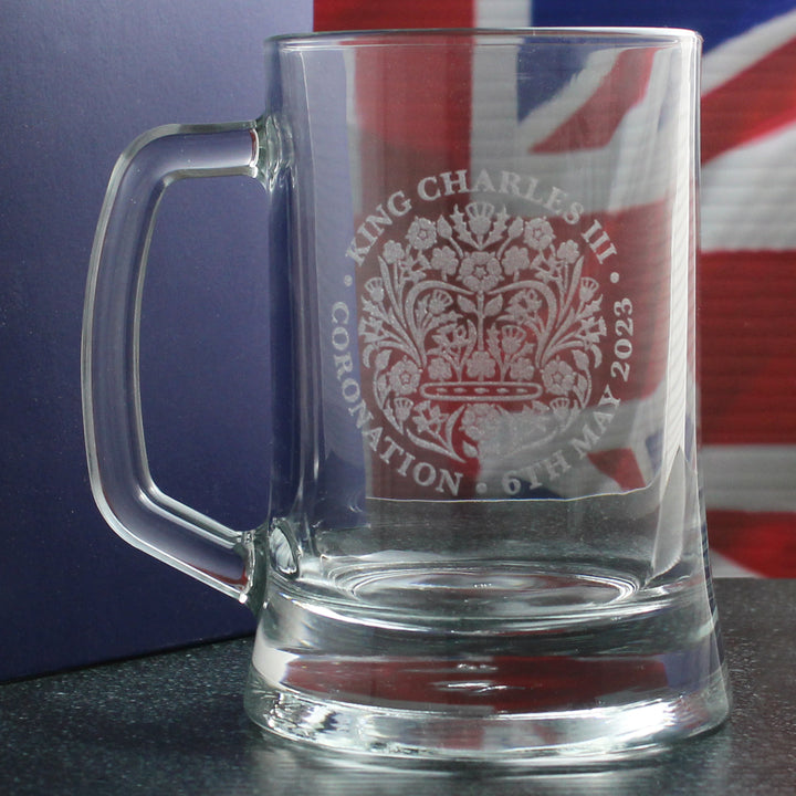 Engraved Commemorative Coronation of the King Beer Mug Image 4