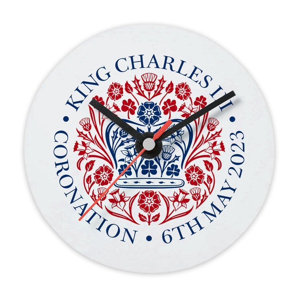 Printed Commemorative Coronation Of The King Wall Clock - part of the  collection