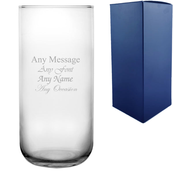 Personalised Engraved 21cm Duo Vase, Customise with Any Message for Any Occasion Image 1
