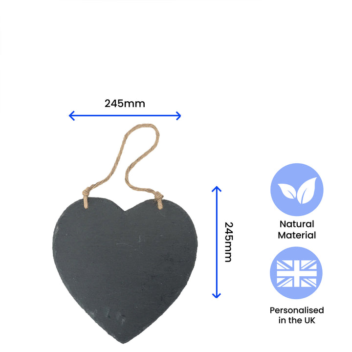 Personalised engraved Memo Board - Heartstring Border Image 2