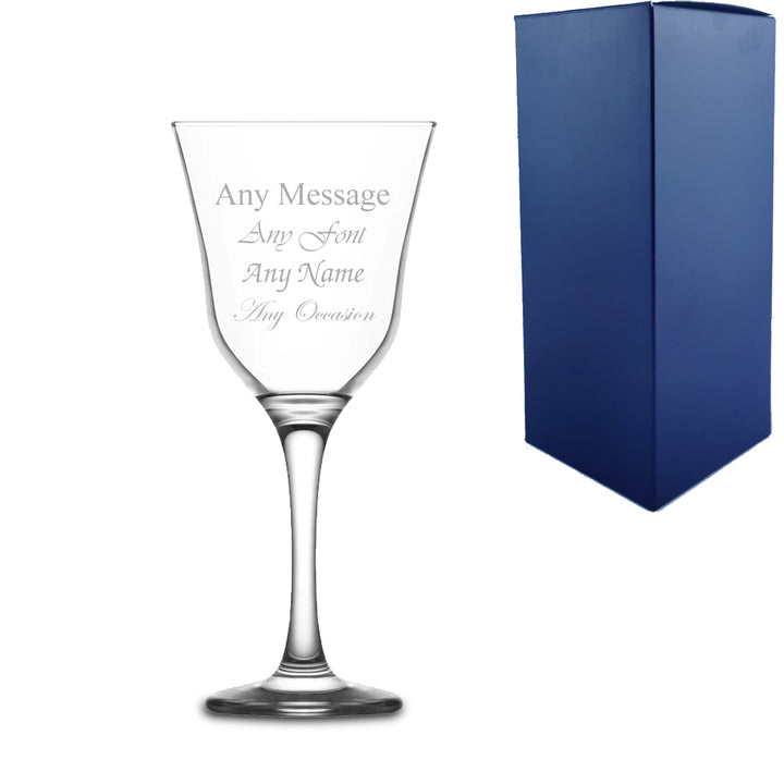 Engraved 370ml Vals Vintage Wine Glass With Gift Box - part of the Gifts Finder  collection