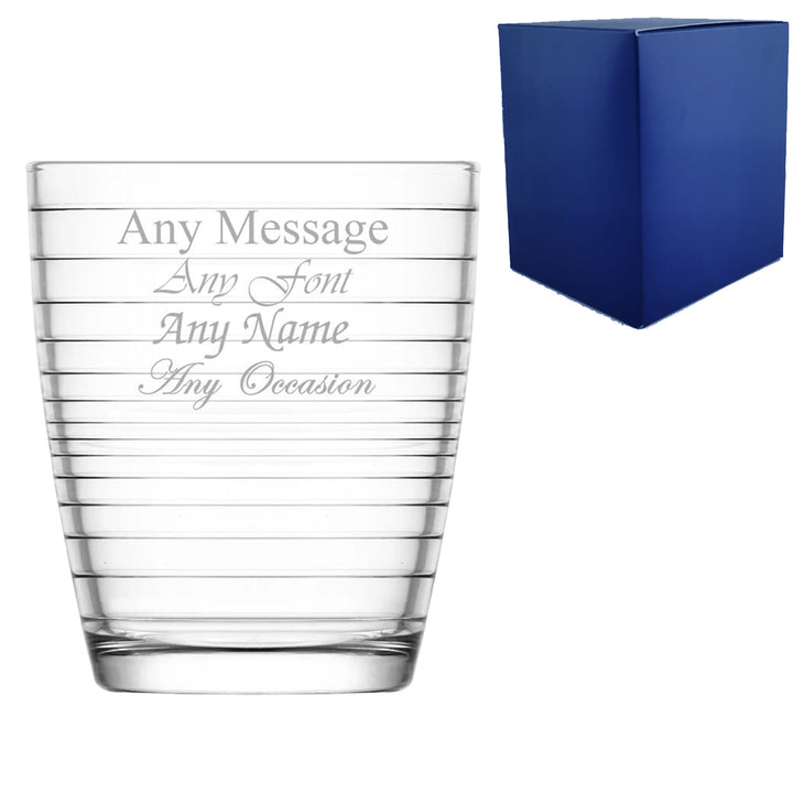 Engraved 340ml Apollon Water Tumbler Glass With Gift Box - part of the Gifts Finder  collection