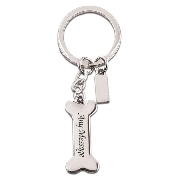 Engraved Bone Keyring - part of the  collection