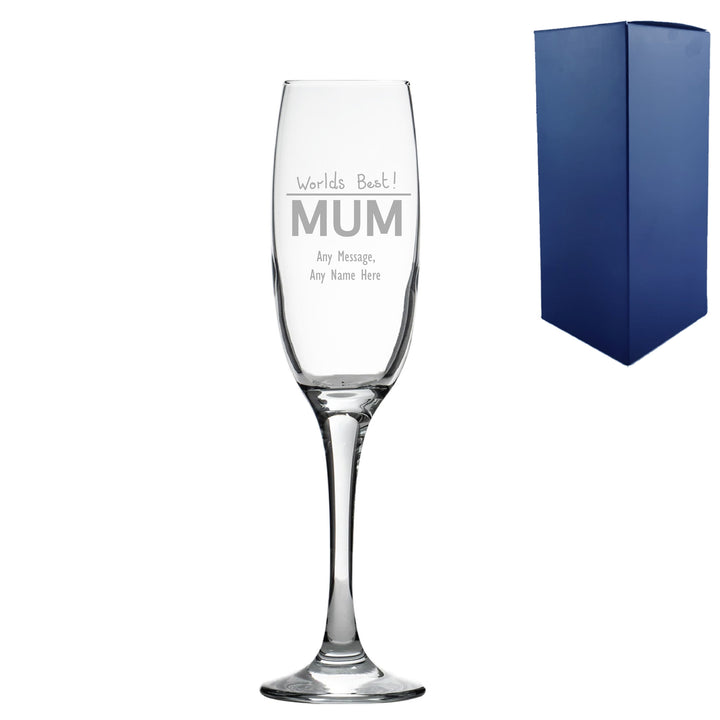 Engraved Mothers Day Champagne Flute, Gift Boxed - part of the  collection