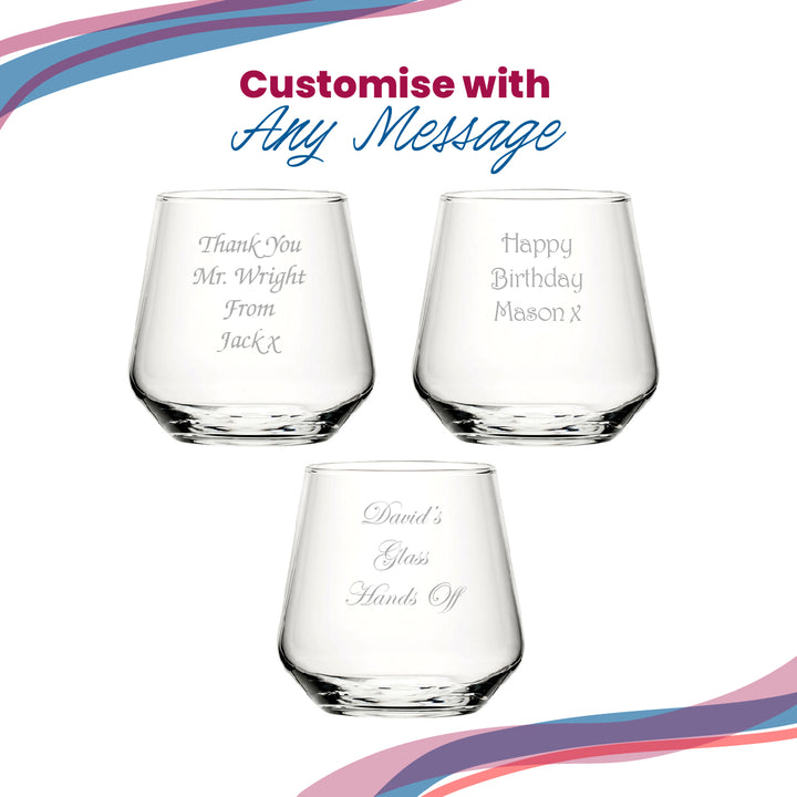 Engraved Whisky Glass, Allegra 340ml Tumbler, Gift Boxed - part of the  collection