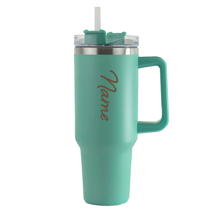 Engraved Extra Large Teal Travel Cup 40oz/1135ml, Any Name