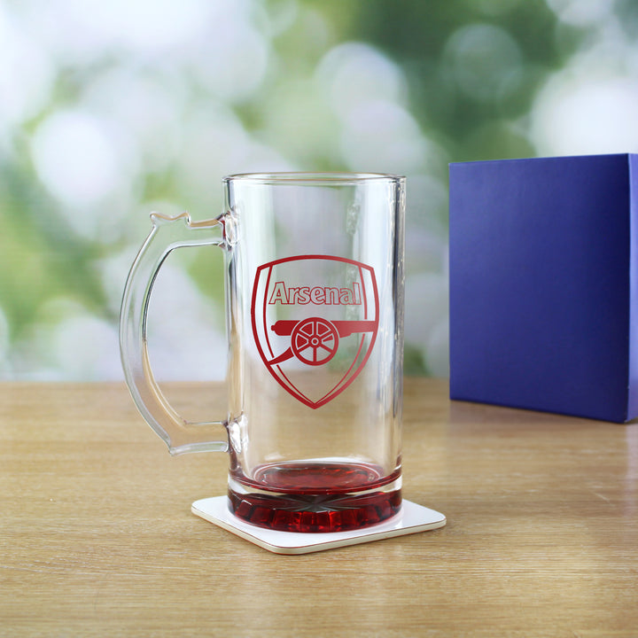 Engraved Official Arsenal 20oz Beer Mug, Gift Boxed Image 2