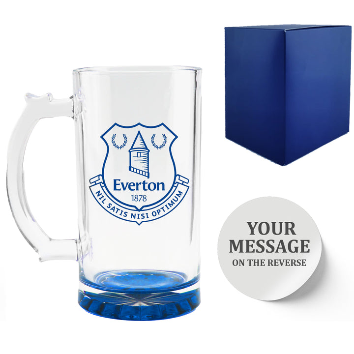 Engraved Official Everton 20oz Beer Mug, Gift Boxed Image 2