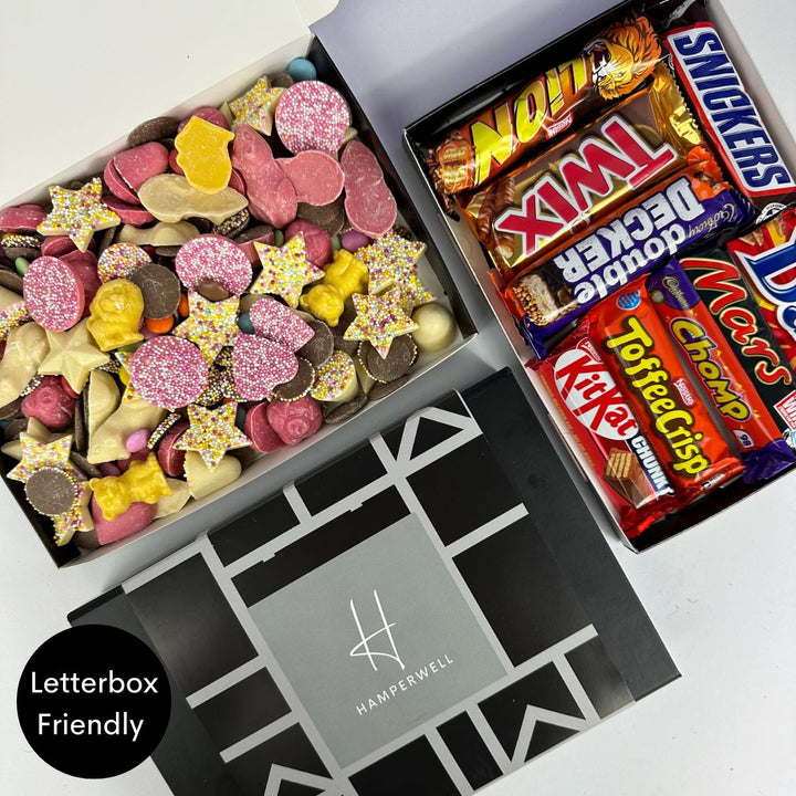 Candy Chocolate Letterbox Gift Hamper - part of the Gifts Finder  collection