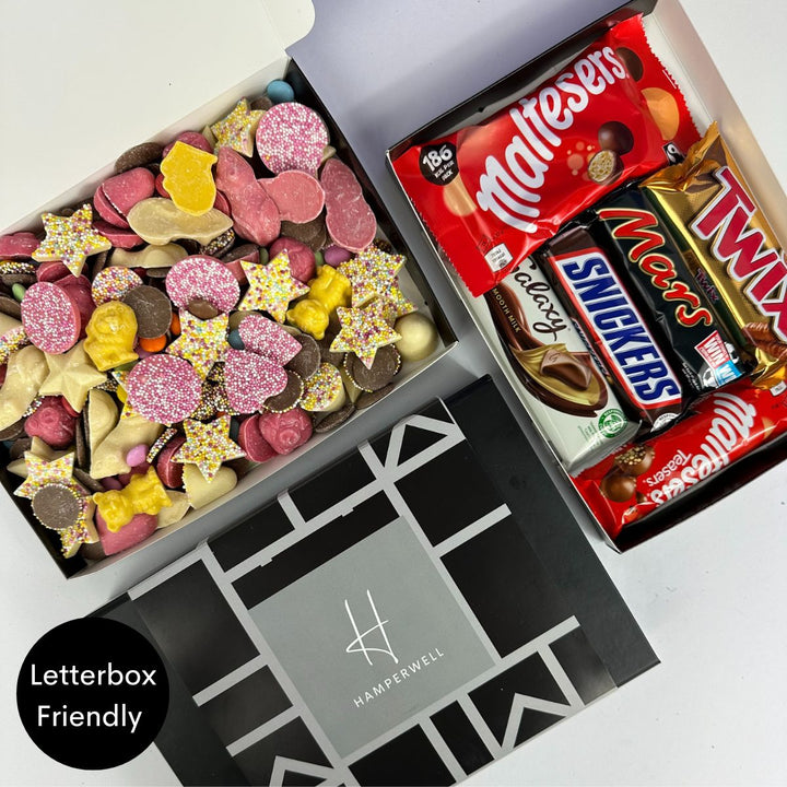 Candy Chocolate Letterbox Gift Hamper - part of the Gifts Finder  collection