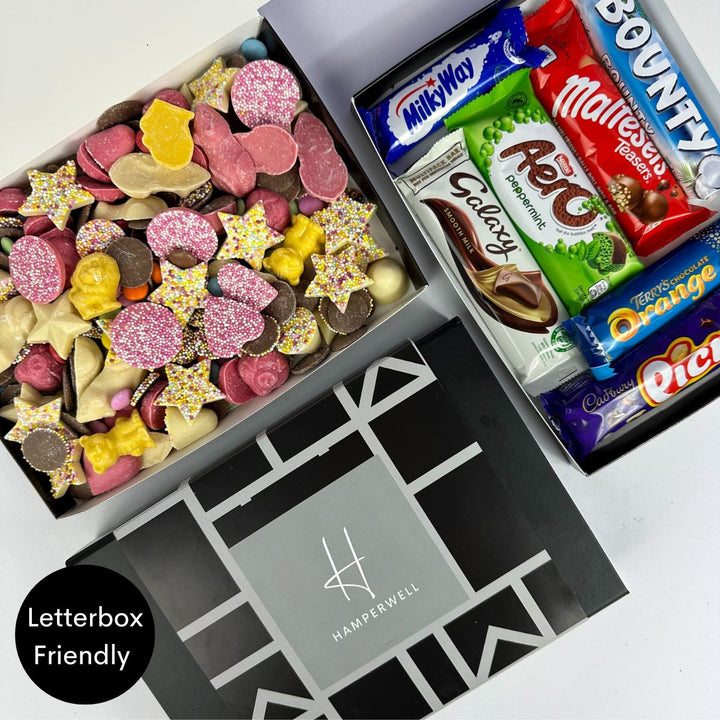 Candy Chocolate Letterbox Gift Hamper - part of the Gifts Finder  collection