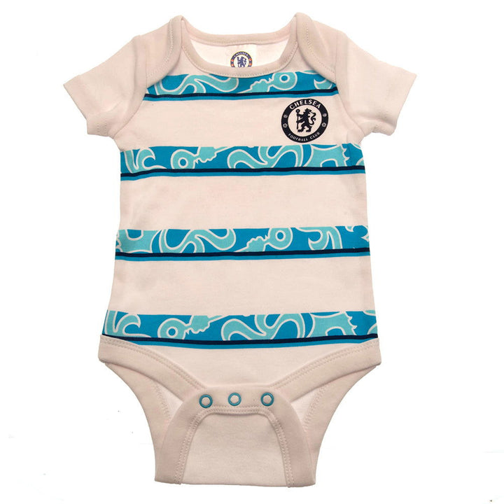 Chelsea Fc 2 Pack Bodysuit 12-18 Mths Lt available to buy at www.giftsfinder.co.uk