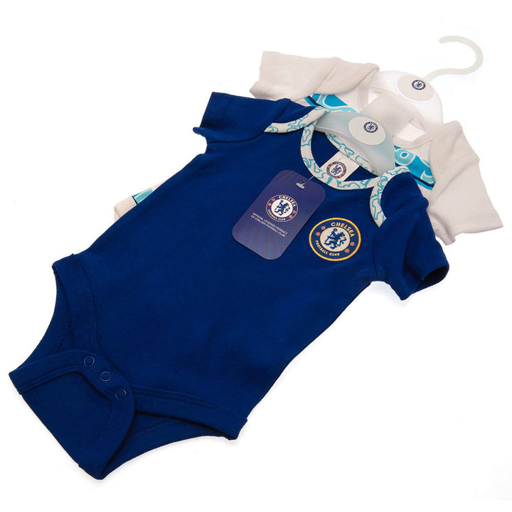 Chelsea Fc 2 Pack Bodysuit 12-18 Mths Lt available to buy at www.giftsfinder.co.uk