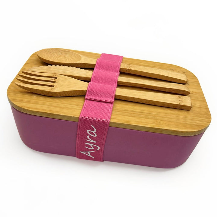 Children's Bamboo Lunch Box - Personalised Lunch Box available to buy at www.giftsfinder.co.uk