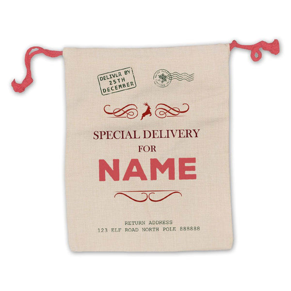 Christmas Presents Sack with Special Delivery Design () available to buy now at www.giftsfinder.co.uk