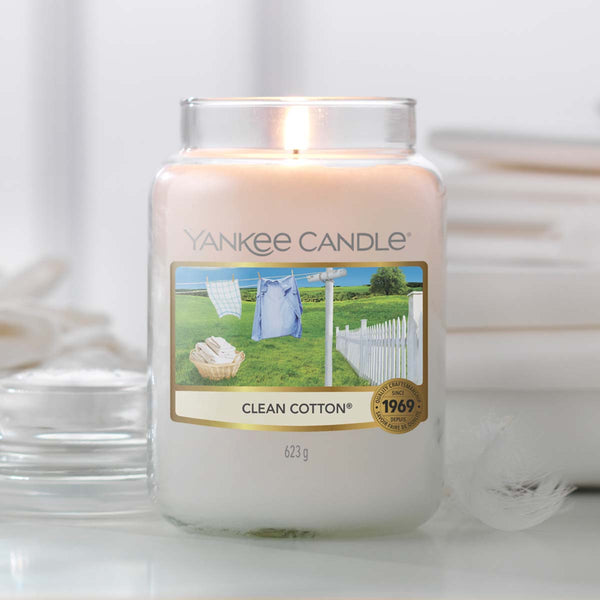 Yankee Candle Clean Cotton Classic Large Jar Candle