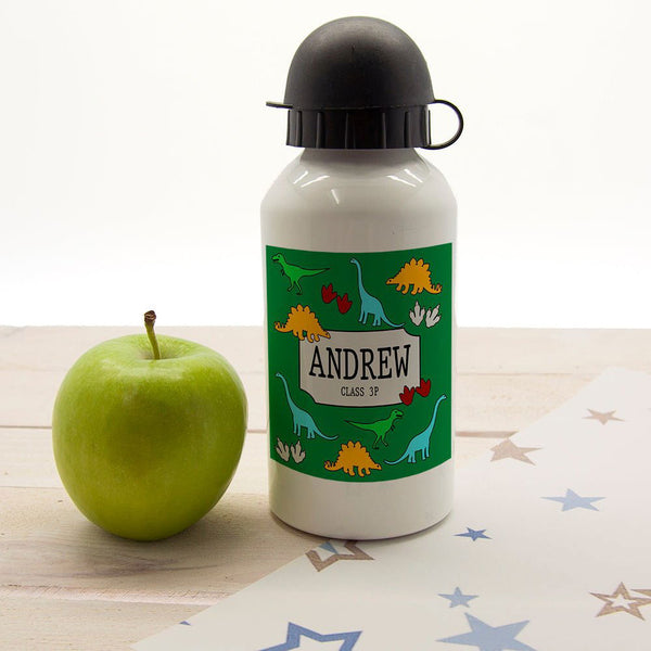 Buy Cool Jurassic Personalised Water Bottle at www.giftsfinder.co.uk