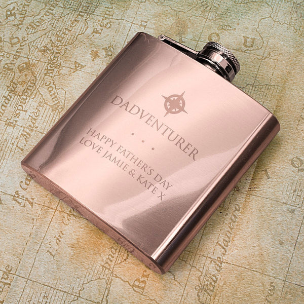 Buy Dadventurer Hip Flask at www.giftsfinder.co.uk