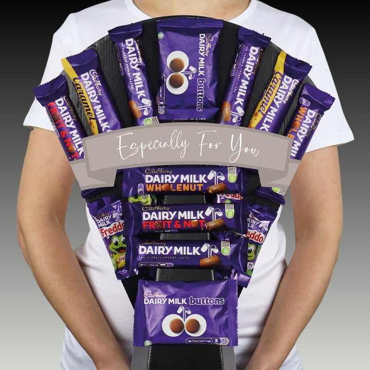 Dairy Milk Selection Chocolate Bouquet - part of the Gifts Finder  collection