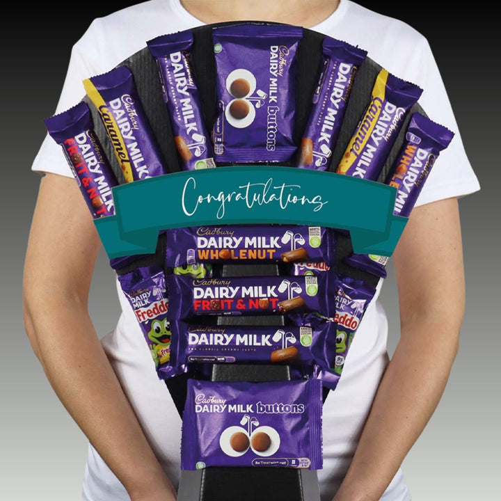 Dairy Milk Selection Chocolate Bouquet - part of the Gifts Finder  collection